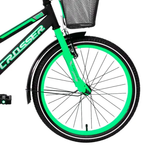 Bicicletă Crosser C13 20" Oțel/ Turquoise Black photo 3 Bicicletă Crosser C13 20" Oțel/ Turquoise Black photo 3