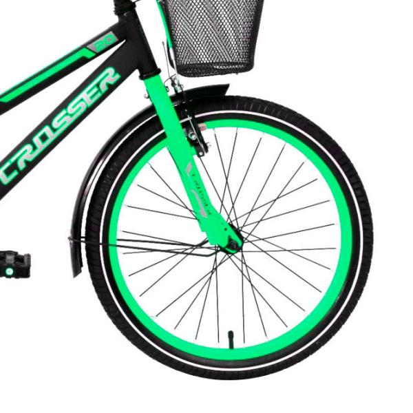 Bicicletă Crosser C13 20" Oțel/ Turquoise Black photo 3 Bicicletă Crosser C13 20" Oțel/ Turquoise Black photo 3