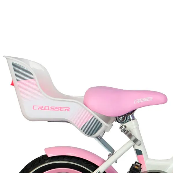 Bicicletă Crosser C3 12" Oțel/ Pink White photo 4 Bicicletă Crosser C3 12" Oțel/ Pink White photo 4