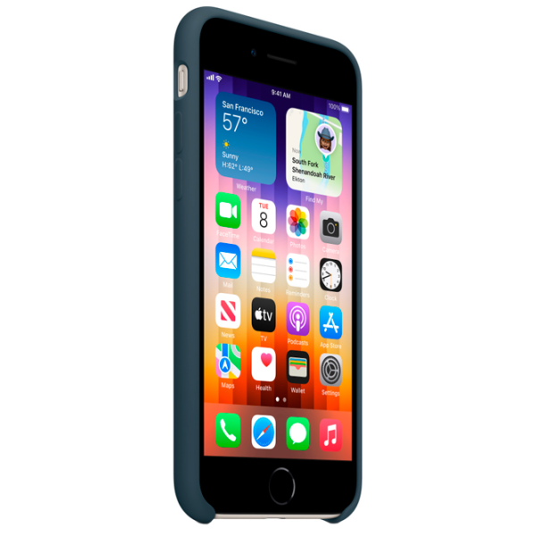 Чехол для смартфона Apple iPhone 7/ 8/ SE2 Apple/ Back/ TPU/ PC/ Синий photo 3 Чехол для смартфона Apple iPhone 7/ 8/ SE2 Apple/ Back/ TPU/ PC/ Синий photo 3
