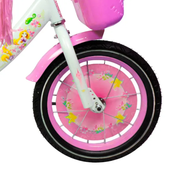 Bicicletă Crosser Girl-S 12" Oțel/ Pink White photo 3 Bicicletă Crosser Girl-S 12" Oțel/ Pink White photo 3