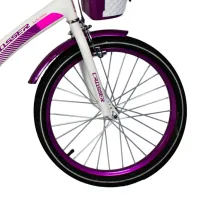 Bicicletă Crosser C3 16" Oțel/ Violet White photo 3