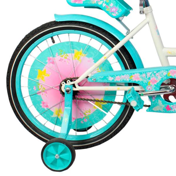 Bicicletă Crosser Girl-S 16" Oțel/ Turquoise White photo 2 Bicicletă Crosser Girl-S 16" Oțel/ Turquoise White photo 2