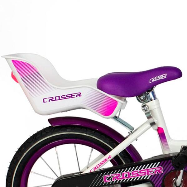 Bicicletă Crosser C3 14" Oțel/ Violet White photo 4 Bicicletă Crosser C3 14" Oțel/ Violet White photo 4