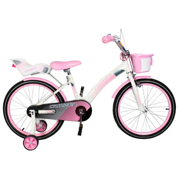 Велосипед Crosser C3 20" Сталь/ Розовый Белый photo 4