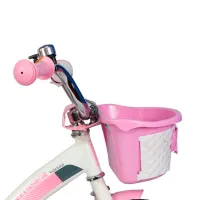 Bicicletă Crosser C3 14" Oțel/ Pink White photo 5