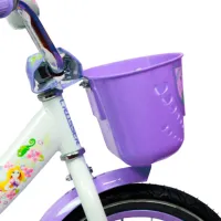 Bicicletă Crosser Girl-S 16" Oțel/ Violet White photo 4