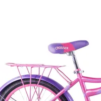Bicicletă Crosser Kiddy 18" Oțel/ Pink White photo 4
