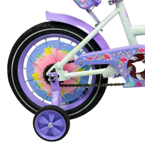 Bicicletă Crosser Girl-S 18" Oțel/ Violet White photo 2 Bicicletă Crosser Girl-S 18" Oțel/ Violet White photo 2