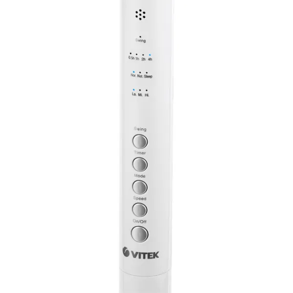 Ventilator Vitek VT-2073 60 W / Axial / White photo 5 Ventilator Vitek VT-2073 60 W / Axial / White photo 5