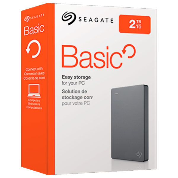 Unitate externă de stocare HDD Seagate Basic 2 TB STJL1000400/ Gray photo 5
