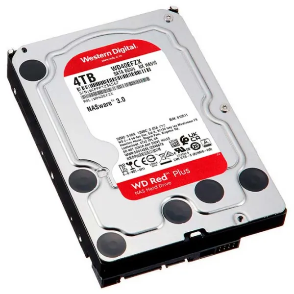 HDD Western Digital Red Plus 4 ТБ WD40EFZX/ Серебристый photo 3