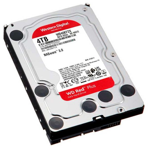 HDD Western Digital Red Plus 4 ТБ WD40EFZX/ Серебристый photo 3