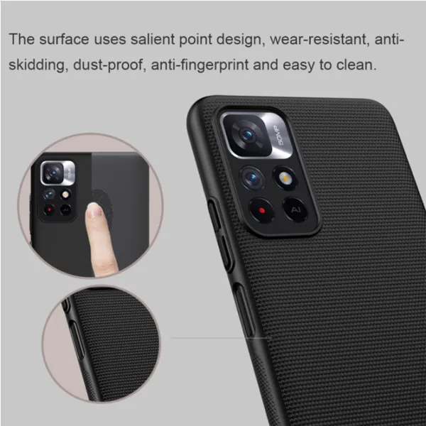 Husă pentru smartphone Poco M4 Pro 5G/ Note 11T 5G Nillkin / Back / PC / Black photo 4
