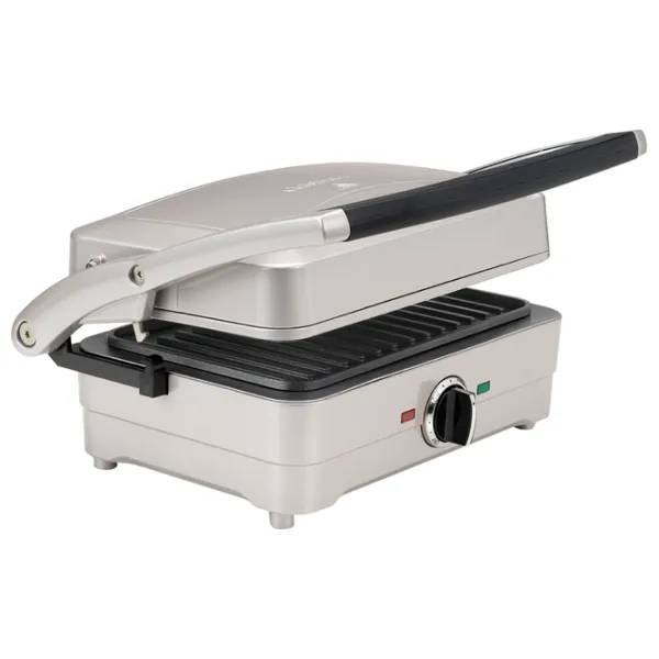 Grill electric CUISINART GRSM3E Contact/ 1000 W/ Black Inox photo 2