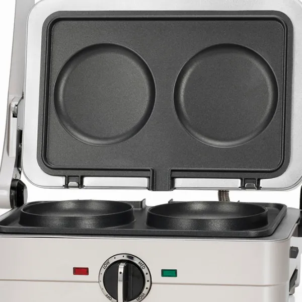 Grill electric CUISINART GRSM3E Contact/ 1000 W/ Black Inox photo 4