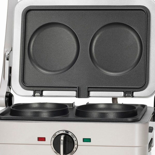 Grill electric CUISINART GRSM3E Contact/ 1000 W/ Black Inox photo 4