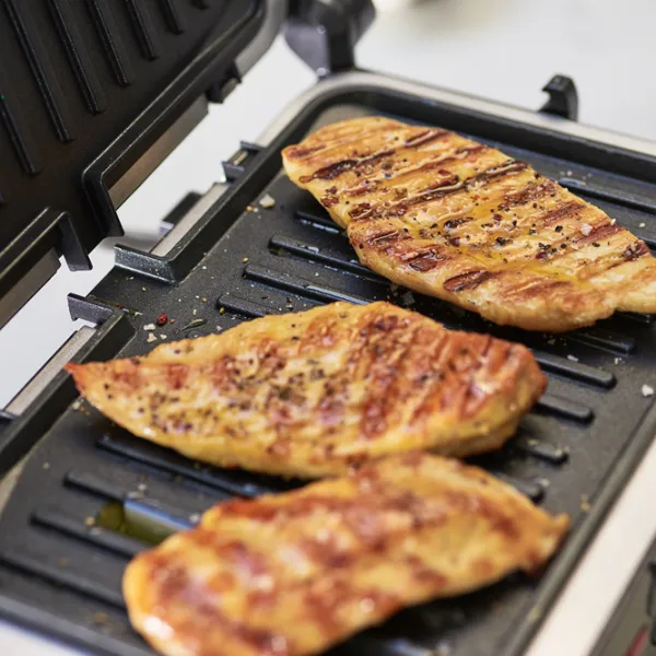 Grill electric CUISINART GRSM3E Contact/ 1000 W/ Black Inox photo 5