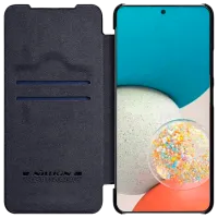 Husă pentru smartphone Samsung Galaxy A53 5G Nillkin/ Flip Cover/ Leather/ TPU/ Black photo 4
