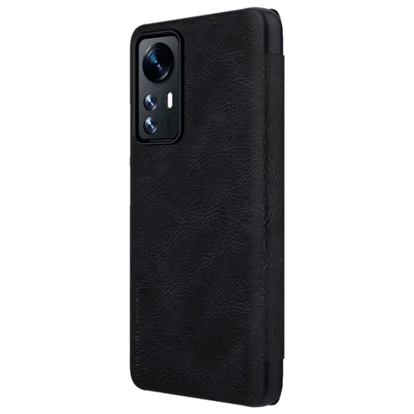 Чехол для смартфона Xiaomi 12/ 12x Nillkin/ Flip Cover/ Leather/ TPU/ Черный photo 2