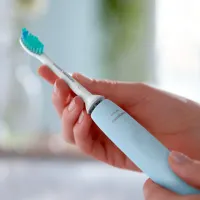 Periuță de dinți electrică Philips HX3651/ 12 Ultrasunete/ Light Blue photo 4