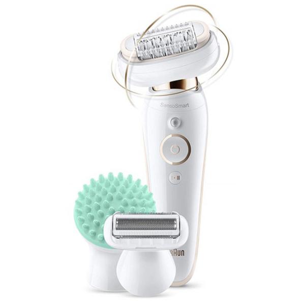 Epilator Braun SES 9020 Uscată/ Umedă/ Gold White photo 2