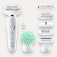 Эпилятор Braun SES 9020 Сухая/ Влажная/ Золотой Белый photo 3