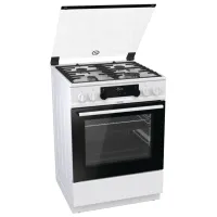 Aragaz Gorenje KS 6350 WF Pe gaz/ White photo 2
