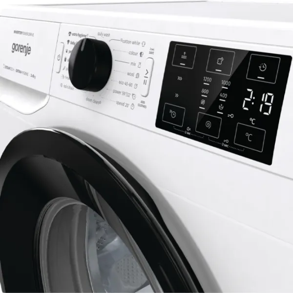 Mașină de spălat Gorenje WNEI82SDS/UA 8 kg / 1200 rpm / White photo 7 Mașină de spălat Gorenje WNEI82SDS/UA 8 kg / 1200 rpm / White photo 7