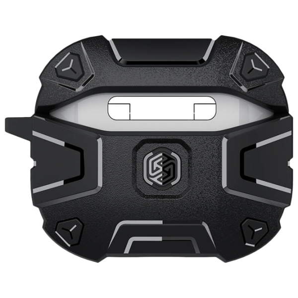 Husă pentru căști Apple AirPods 3 (Explorer Case Knight) Nillkin/ TPU/ Black photo 2
