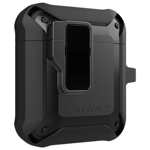 Чехол для наушников Apple AirPods 1/ 2 (Bounce Case) Nillkin/ PC/ TPU/ Черный photo 2 Чехол для наушников Apple AirPods 1/ 2 (Bounce Case) Nillkin/ PC/ TPU/ Черный photo 2