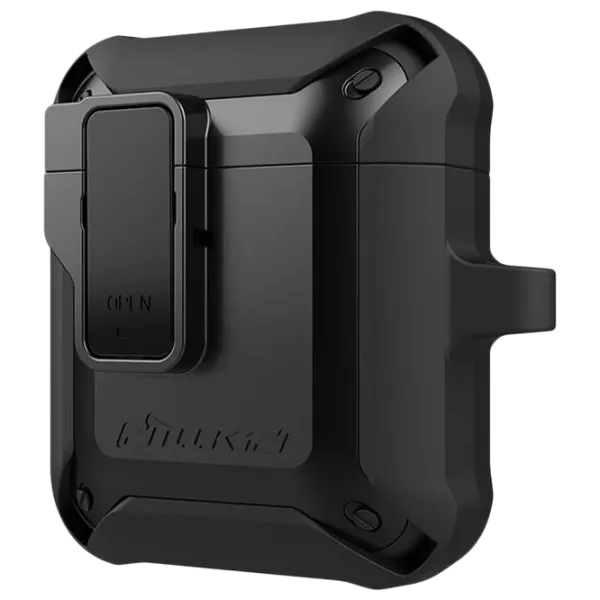 Чехол для наушников Apple AirPods 1/ 2 (Bounce Case) Nillkin/ PC/ TPU/ Черный photo 3 Чехол для наушников Apple AirPods 1/ 2 (Bounce Case) Nillkin/ PC/ TPU/ Черный photo 3