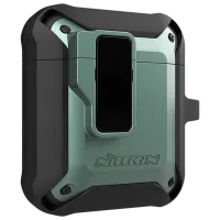 Husă pentru căști Apple AirPods 1/ 2 (Bounce Case) Nillkin/ PC/ TPU/ Green photo 2