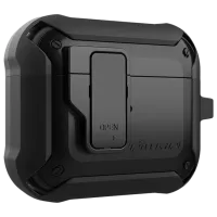 Husă pentru căști Apple AirPods 3 (Bounce Case) Nillkin/ PC/ TPU/ Black photo 3