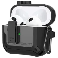 Husă pentru căști Apple AirPods 3 (Bounce Case) Nillkin/ PC/ TPU/ Black photo 4