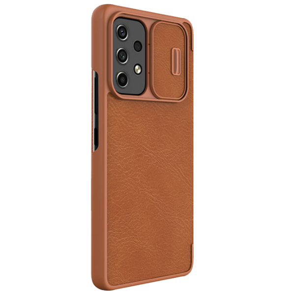 Чехол для смартфона Samsung Galaxy A53 5G Nillkin/ Flip Cover/ Кожа/ Коричневый photo 3