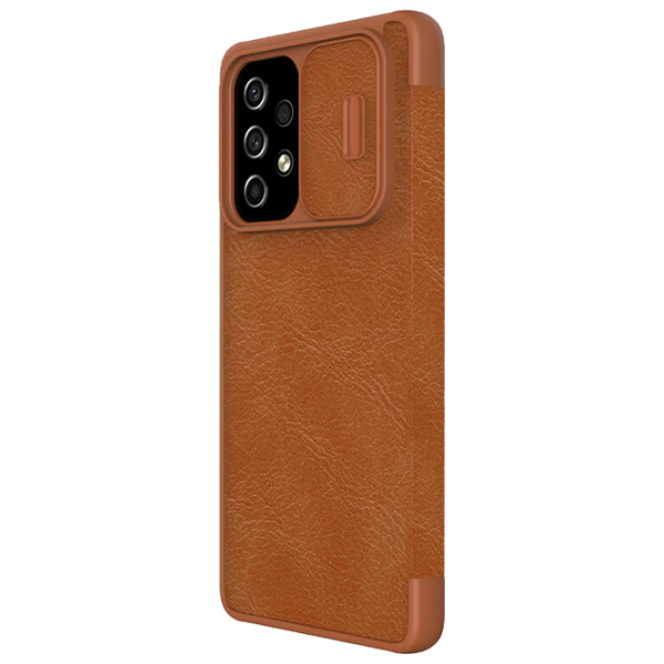 Чехол для смартфона Samsung Galaxy A53 5G Nillkin/ Flip Cover/ Кожа/ Коричневый photo 4