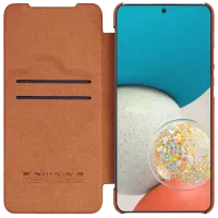 Husă pentru smartphone Samsung Galaxy A53 5G Nillkin/ Flip Cover/ Piele/ Brown photo 5