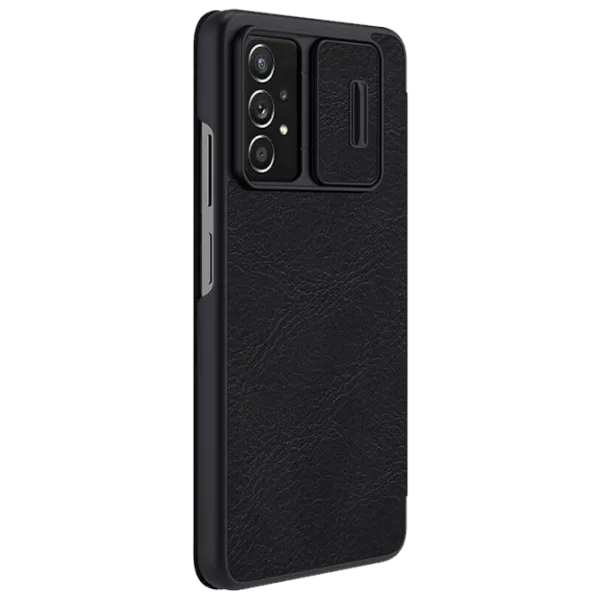 Husă pentru smartphone Samsung Galaxy A73 Nillkin/ Flip Cover/ Leather/ Black photo 3 Husă pentru smartphone Samsung Galaxy A73 Nillkin/ Flip Cover/ Leather/ Black photo 3