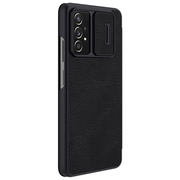 Husă pentru smartphone Samsung Galaxy A73 Nillkin/ Flip Cover/ Leather/ Black photo 3 Husă pentru smartphone Samsung Galaxy A73 Nillkin/ Flip Cover/ Leather/ Black photo 3