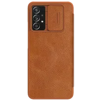 Husă pentru smartphone Samsung Galaxy A73 Nillkin/ Flip Cover/ Piele/ Brown photo 2