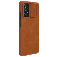 Husă pentru smartphone Samsung Galaxy A73 Nillkin/ Flip Cover/ Piele/ Brown photo 3