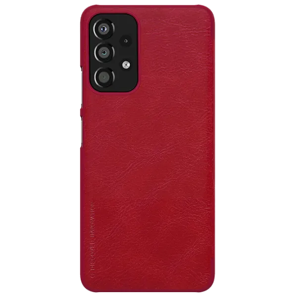 Husă pentru smartphone Samsung Galaxy A33 5G Nillkin/ Flip Cover/ Piele/ Red photo 2