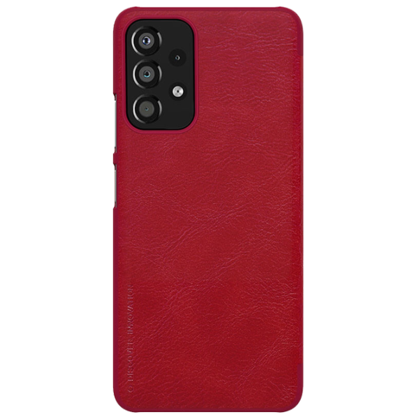Husă pentru smartphone Samsung Galaxy A33 5G Nillkin/ Flip Cover/ Piele/ Red photo 2