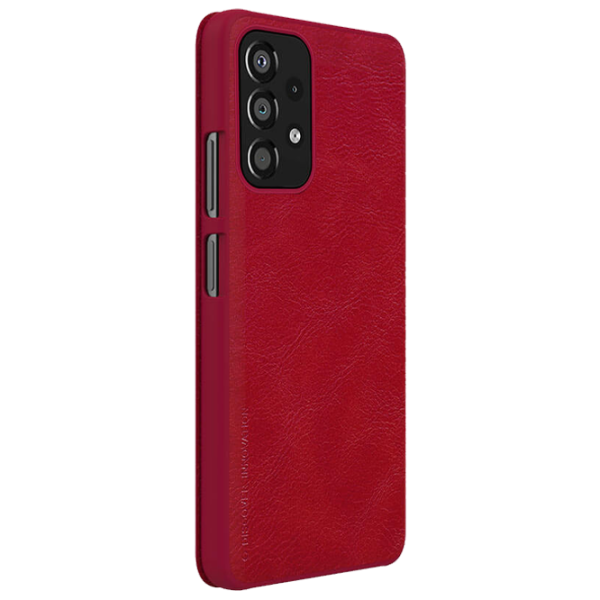 Husă pentru smartphone Samsung Galaxy A33 5G Nillkin/ Flip Cover/ Piele/ Red photo 3