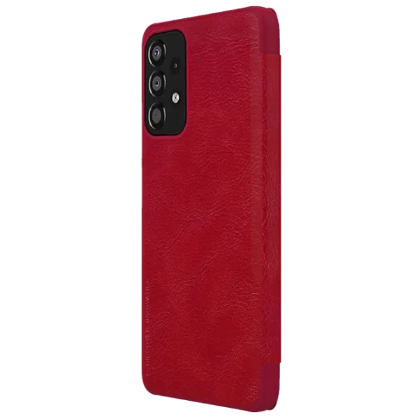 Husă pentru smartphone Samsung Galaxy A33 5G Nillkin/ Flip Cover/ Piele/ Red photo 4