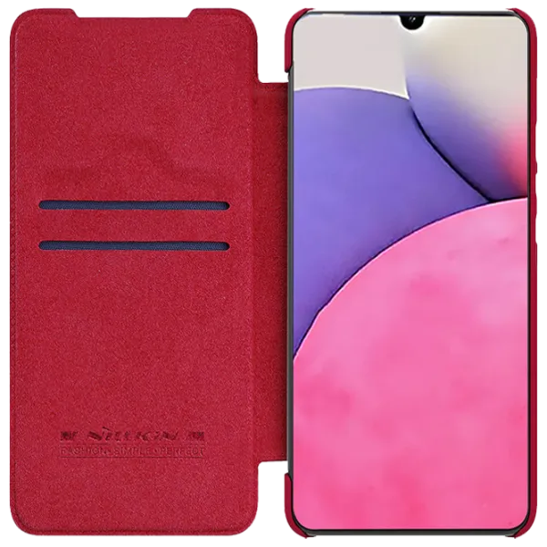 Husă pentru smartphone Samsung Galaxy A33 5G Nillkin/ Flip Cover/ Piele/ Red photo 5