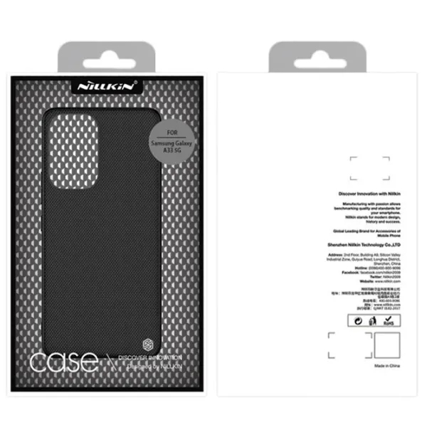 Husă pentru smartphone Samsung Galaxy A33 5G Nillkin/ Back/ PC/ TPU/ Black photo 4 Husă pentru smartphone Samsung Galaxy A33 5G Nillkin/ Back/ PC/ TPU/ Black photo 4