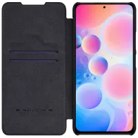 Husă pentru smartphone Xiaomi Redmi Note 11 4G Nillkin/ Flip Cover/ Piele/ Black photo 2