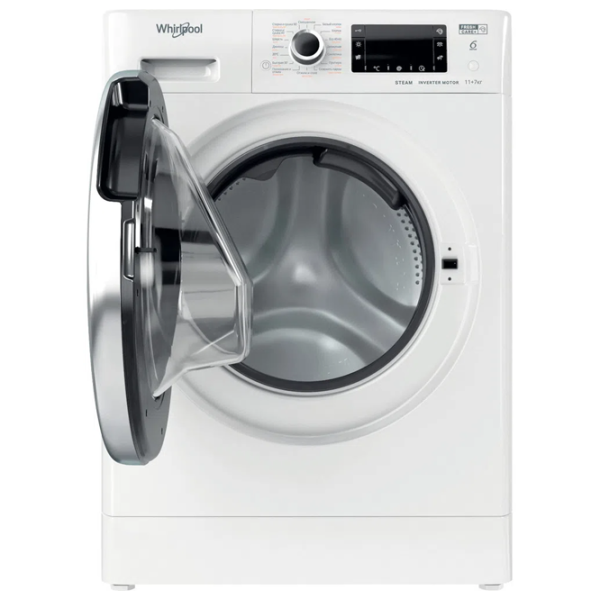 Mașină de spălat cu uscător Whirlpool FWDD 1171582 WBCV 11 kg / 1600 rpm / White photo 4